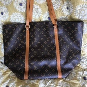 Louis Vuitton Monogram Sac Shopping Tote